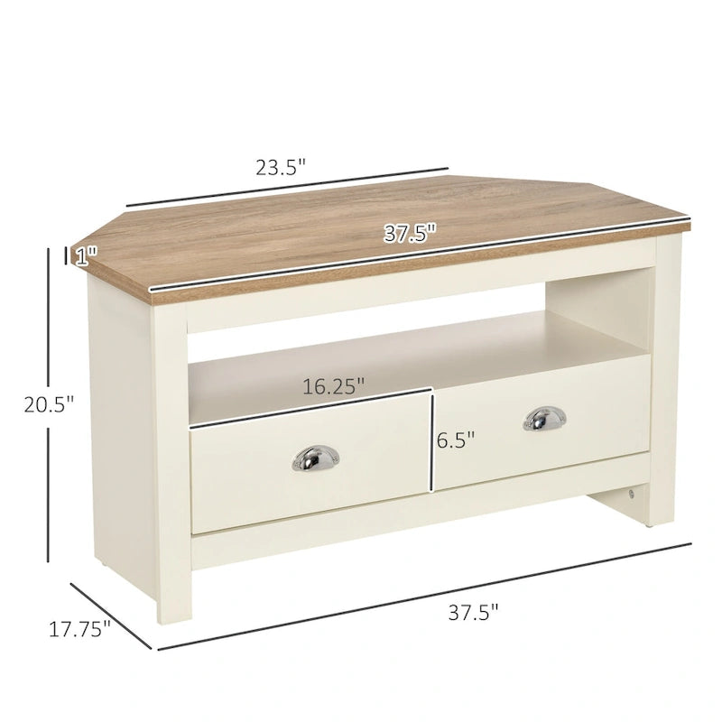 37.5 TV Stand with Drawers & Storage for 50 TVs