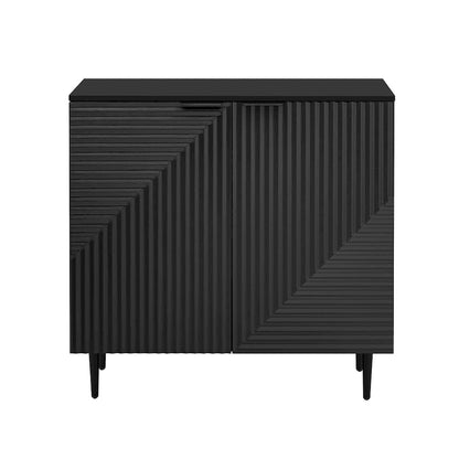Christopher Knight Home - Mirod Modern Minimalist Side Cabinet with Adjustable Shelves for Stylish and Versatile Storage