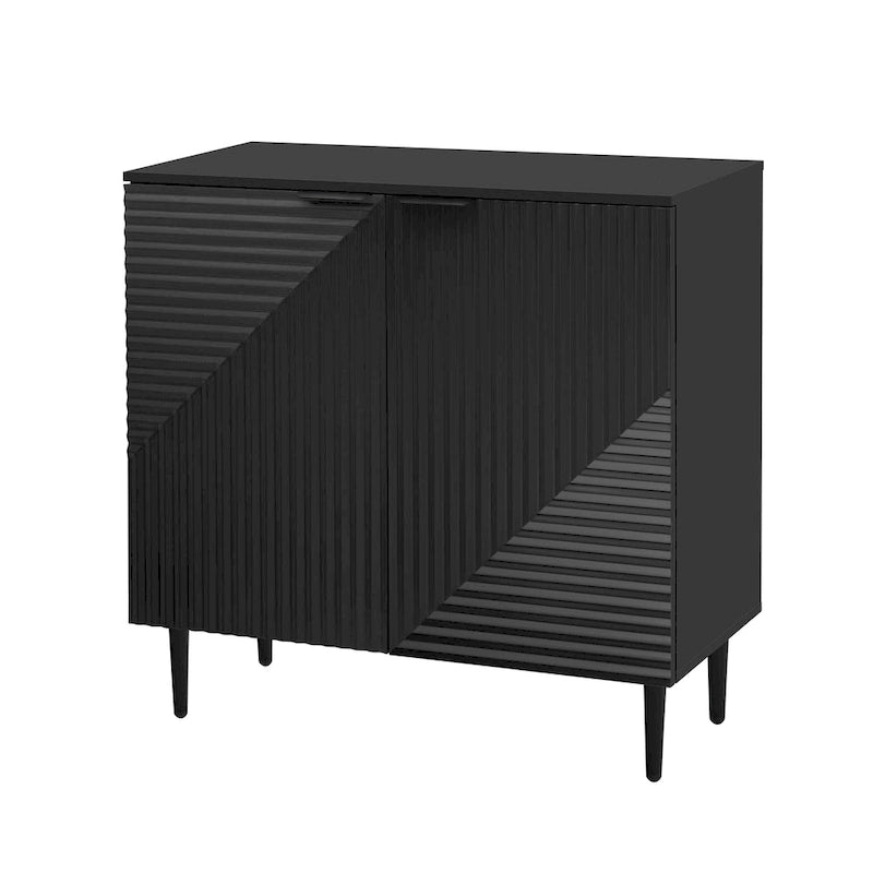 Christopher Knight Home - Mirod Modern Minimalist Side Cabinet with Adjustable Shelves for Stylish and Versatile Storage