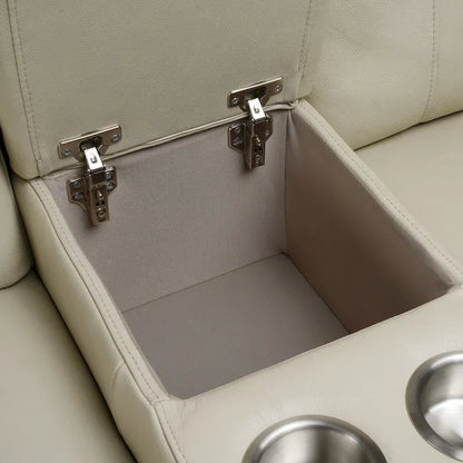 Genuine Leather 3-Piece Power Reclining Sofa Set with Power Headrest and USB&USB-C Port, Zero Gravity