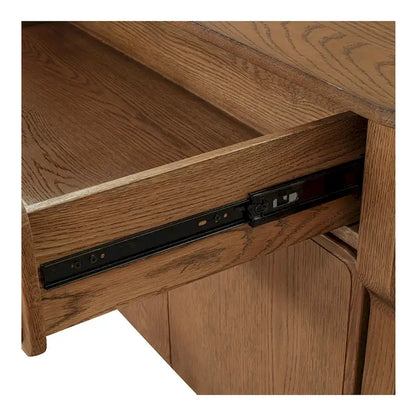 NADAAL STUDIOS Bastian, Sideboard With drawers, Warm Brown - 78.5W x19.76D x32H