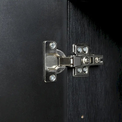 60 Press-to-Open Design Sideboard Buffet Cabinet with 4 Doors