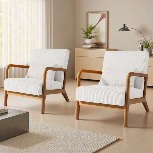 DREAMSIDEA Modern Upholstered Accent Chair Set of 2