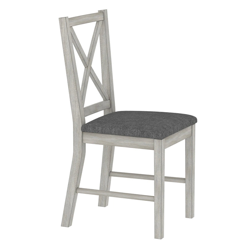 Javlergo Farmhouse Dining Chairs Set of 2/4/6, Kitchen Chairs with Square Back, 100% Solid Wood Legs Side Chairs