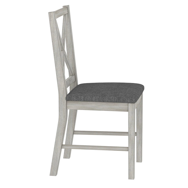 Javlergo Farmhouse Dining Chairs Set of 2/4/6, Kitchen Chairs with Square Back, 100% Solid Wood Legs Side Chairs