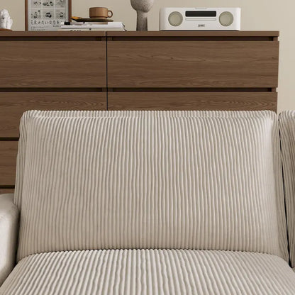 103 Corduroy Modern Classic 4-Seater Sofa with Deep Seat & 4 Pillows