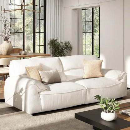Sorrento 90.5 Chenille Upholstered 2-Piece Modular Sofa