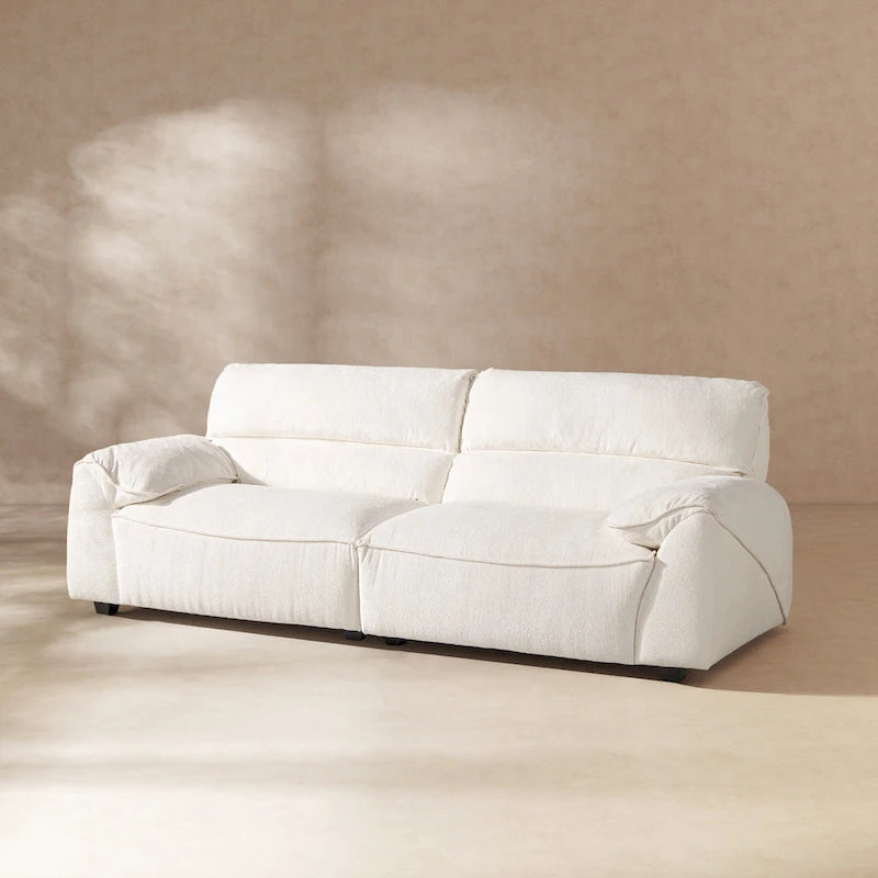 Sorrento 90.5 Chenille Upholstered 2-Piece Modular Sofa