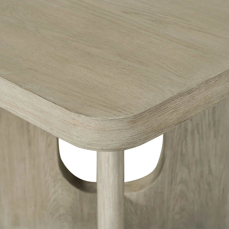 Furniture of America Piez Modern 54-inch Square Solid Wood Counter Height Dining Table