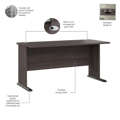 Studio A 60W Computer Desk with Drawers by Bush Business Furniture