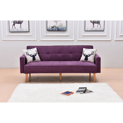 Modern Adjustable 3-position Sleeper Sofa Futon
