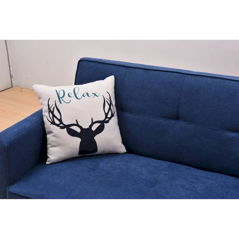 Modern Adjustable 3-position Sleeper Sofa Futon