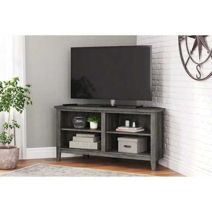 Signature Design by Ashley Arlenbry Gray Corner TV Stand