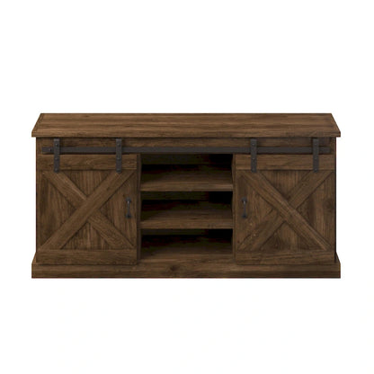 The Gray Barn Sycamore Rise Farmhouse Wood 66-inch TV Console