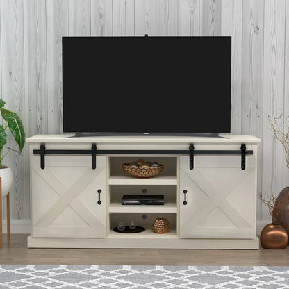 The Gray Barn Sycamore Rise Farmhouse Wood 66-inch TV Console