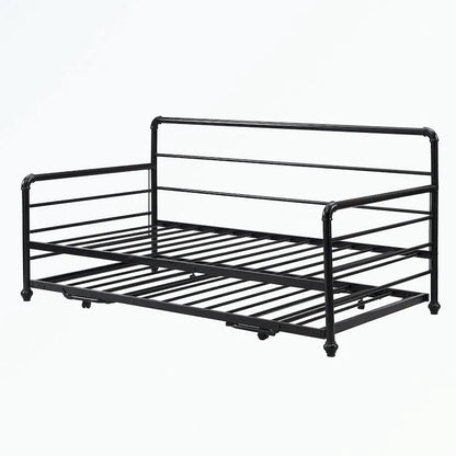 Twin Size Daybed with Adjustable Trundle