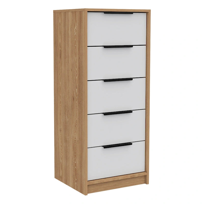 TUHOME Kaia 5 Drawer Dresser, Vertical Dresser