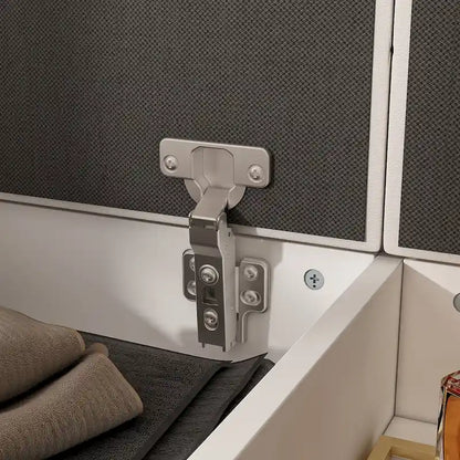 Shoe Storage Bench Padded Cushion Entryway Bench with Flip-Open Box - 47.2Wx21.2D