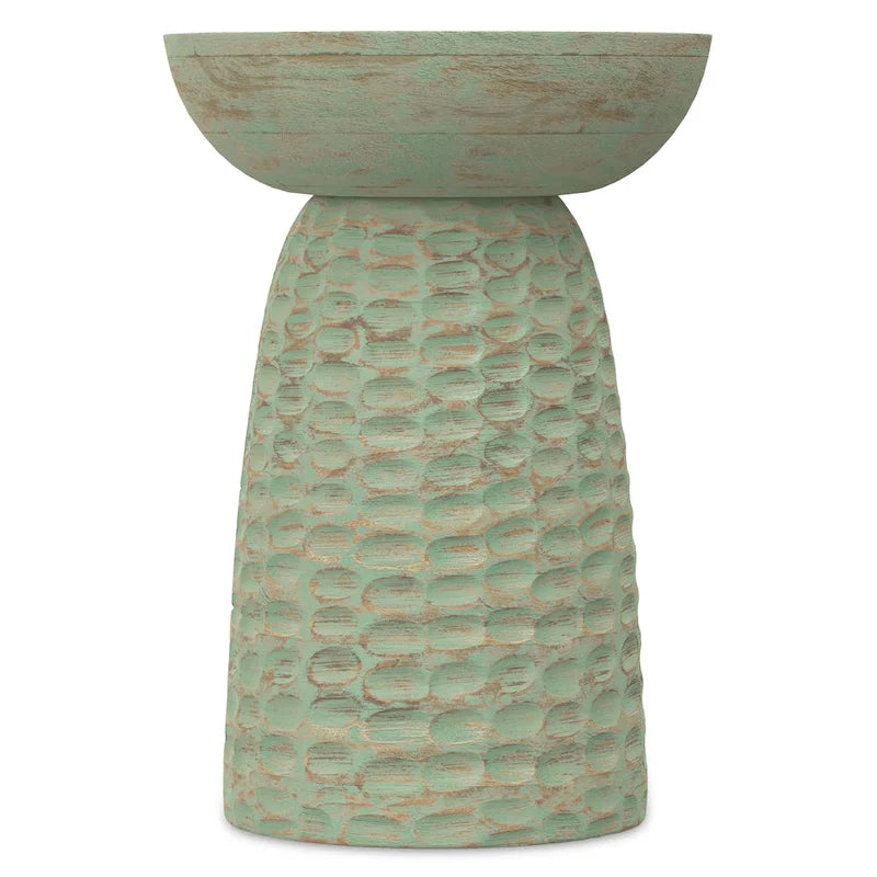 WYNDENHALL Willis 13 inch Wide Solid Wood Contemporary Accent Table & Fully Assembled - 12.6 D x 12.6 W x 17.7 H