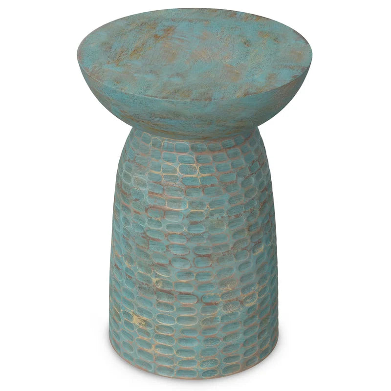 WYNDENHALL Willis 13 inch Wide Solid Wood Contemporary Accent Table & Fully Assembled - 12.6 D x 12.6 W x 17.7 H