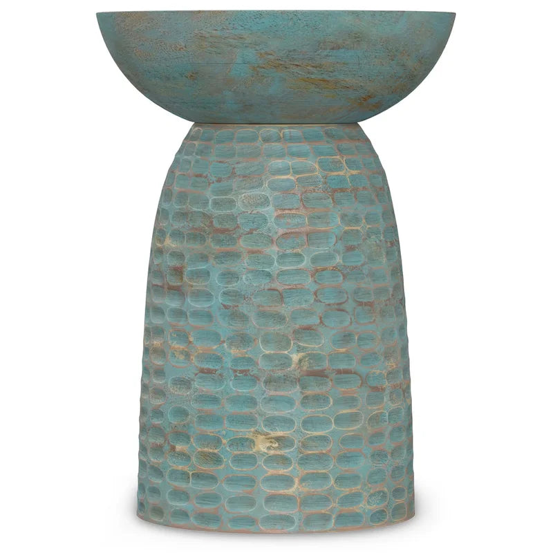 WYNDENHALL Willis 13 inch Wide Solid Wood Contemporary Accent Table & Fully Assembled - 12.6 D x 12.6 W x 17.7 H