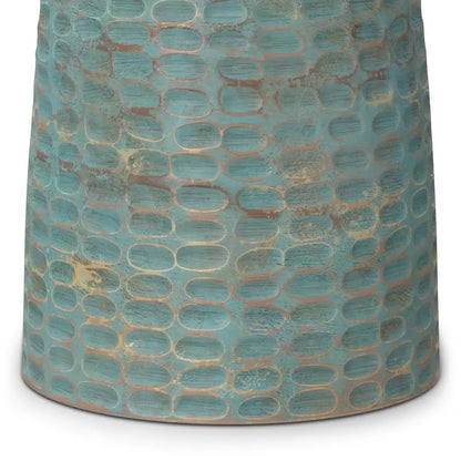 WYNDENHALL Willis 13 inch Wide Solid Wood Contemporary Accent Table & Fully Assembled - 12.6 D x 12.6 W x 17.7 H