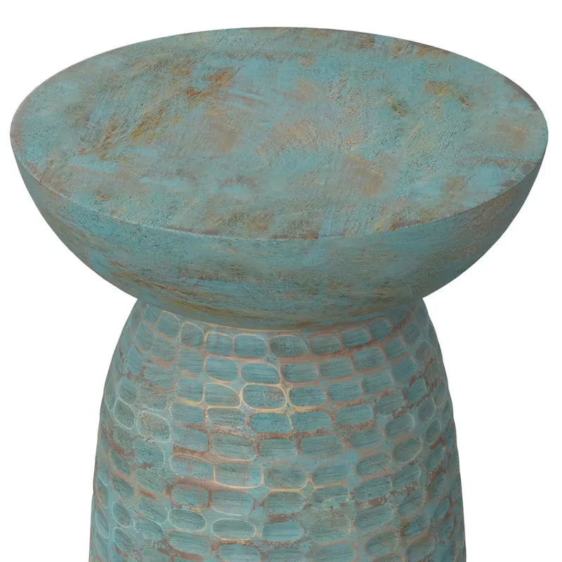 WYNDENHALL Willis 13 inch Wide Solid Wood Contemporary Accent Table & Fully Assembled - 12.6 D x 12.6 W x 17.7 H