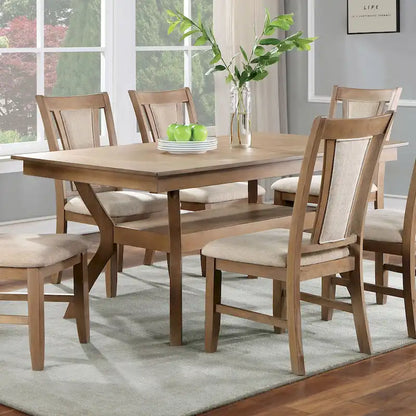 Furniture of America Dionne 7-piece Storage Dining Table Set