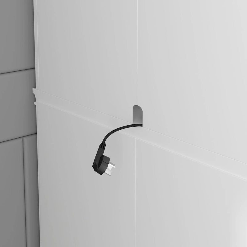 Buffet Cabinet w Hutch Kitchen Pantry Storage Cabinet White Sideboard