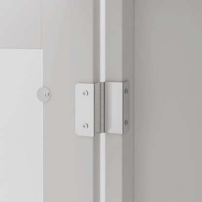 Buffet Cabinet w Hutch Kitchen Pantry Storage Cabinet White Sideboard