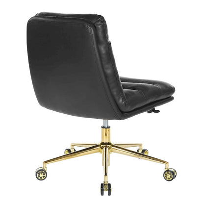 Legacy Swivel Office Chair in Faux Leather