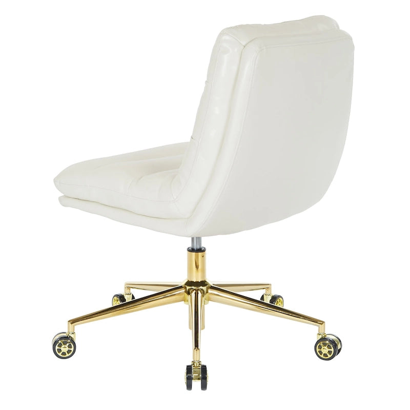 Legacy Swivel Office Chair in Faux Leather