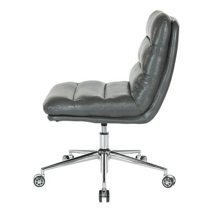 Legacy Swivel Office Chair in Faux Leather