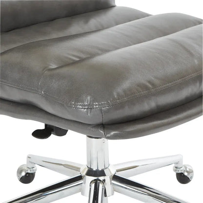 Legacy Swivel Office Chair in Faux Leather