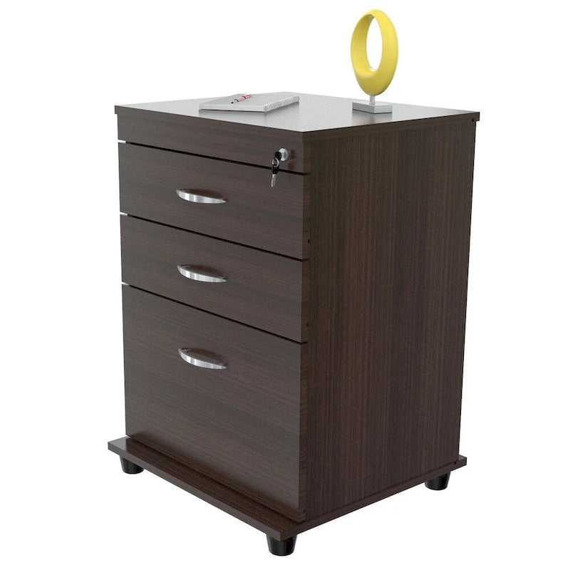 Porch & Den Fremont 3-drawer Espresso File Cabinet