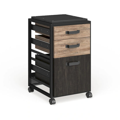 Refinery 3-drawer Mobile File Cabinet