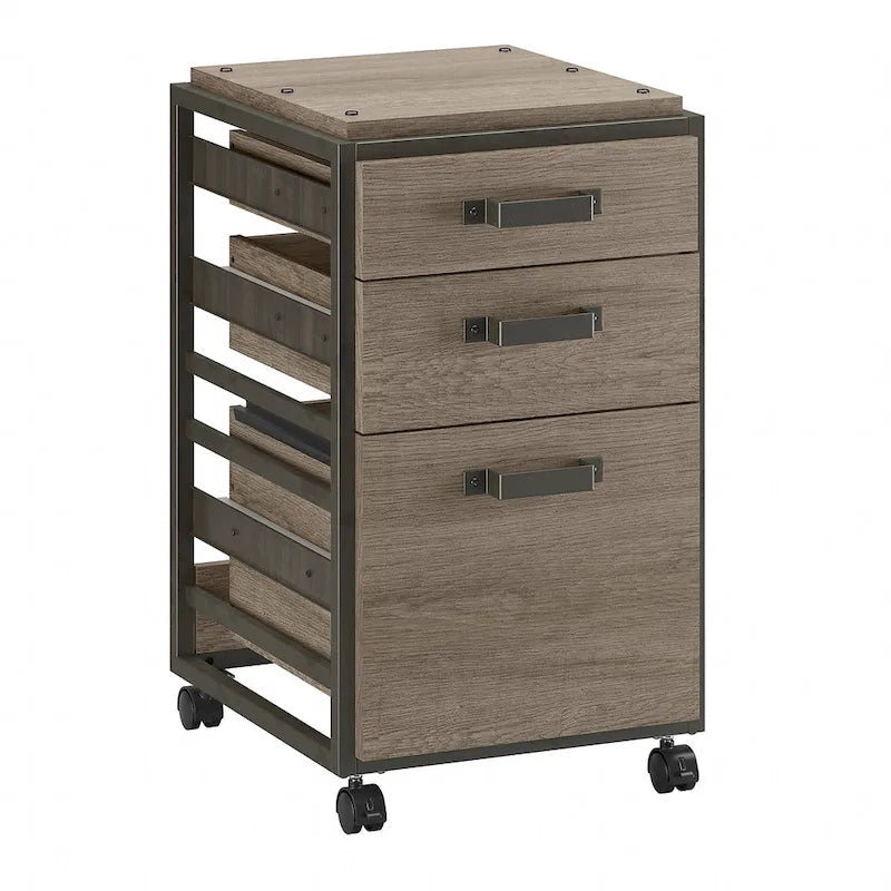 Refinery 3-drawer Mobile File Cabinet