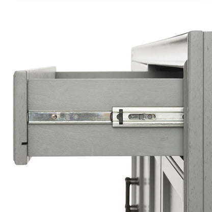 Crosley Tara 3-piece Sideboard and Pantry Set - 15x108.5x67.75