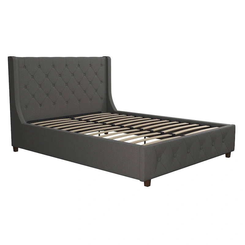CosmoLiving by Cosmopolitan Mercer Upholstered Platform Bed Frame