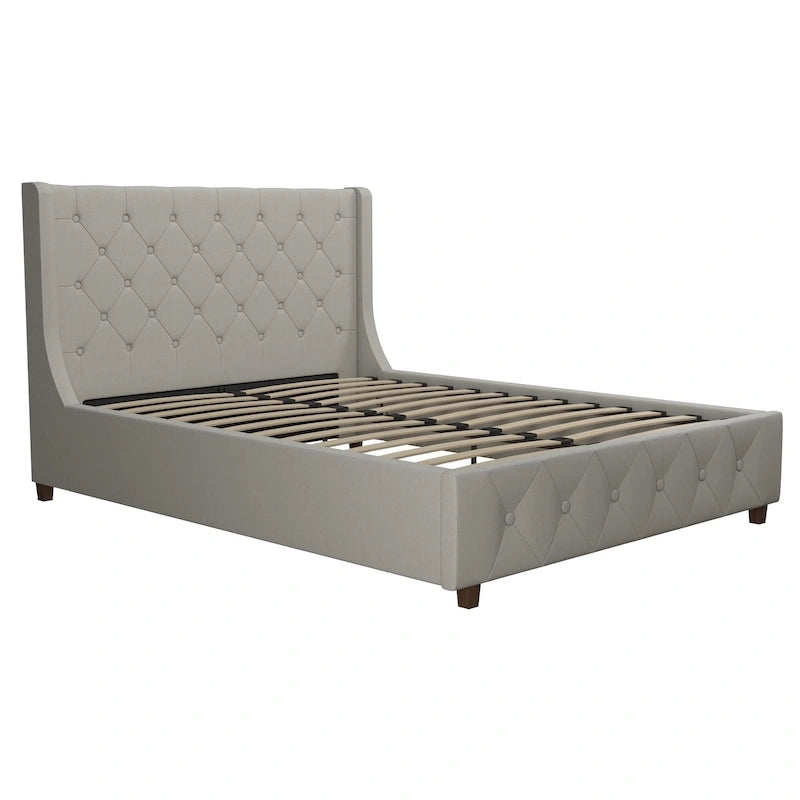 CosmoLiving by Cosmopolitan Mercer Upholstered Platform Bed Frame