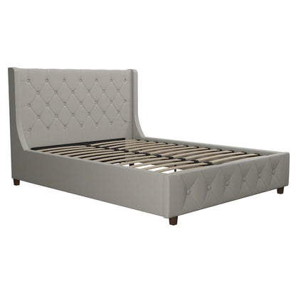 CosmoLiving by Cosmopolitan Mercer Upholstered Platform Bed Frame