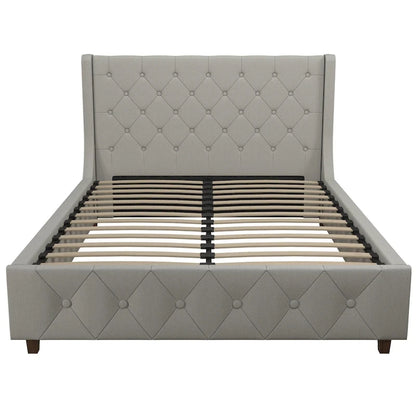 CosmoLiving by Cosmopolitan Mercer Upholstered Platform Bed Frame