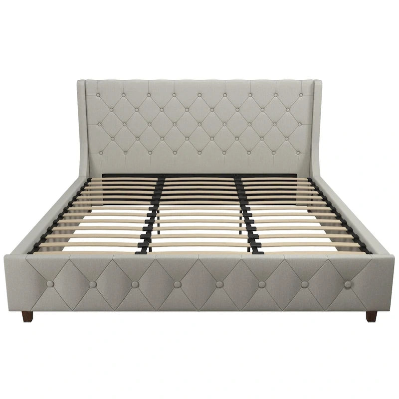 CosmoLiving by Cosmopolitan Mercer Upholstered Platform Bed Frame