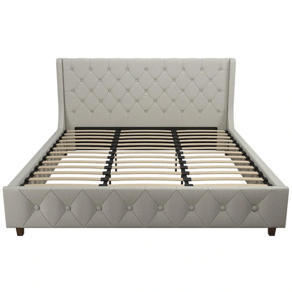 CosmoLiving by Cosmopolitan Mercer Upholstered Platform Bed Frame