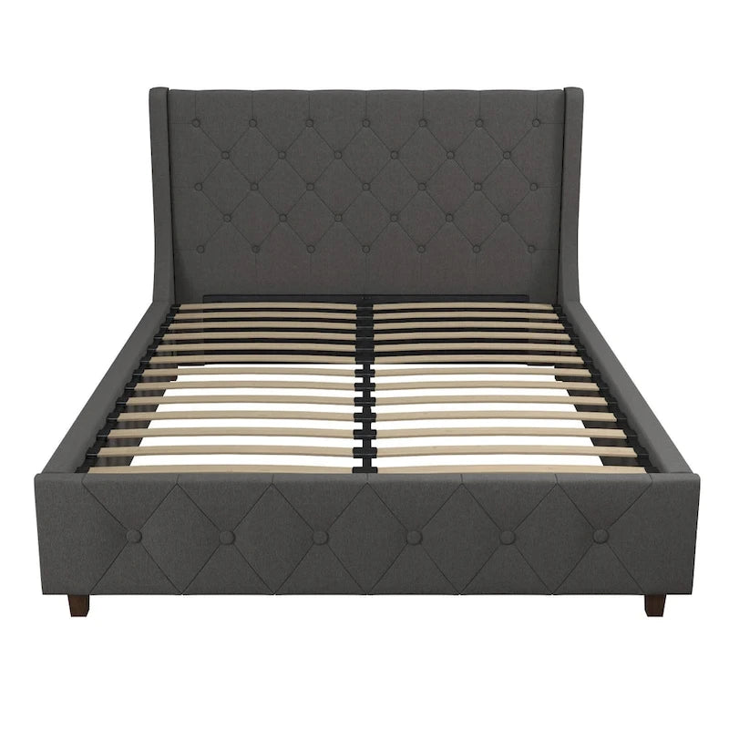 CosmoLiving by Cosmopolitan Mercer Upholstered Platform Bed Frame