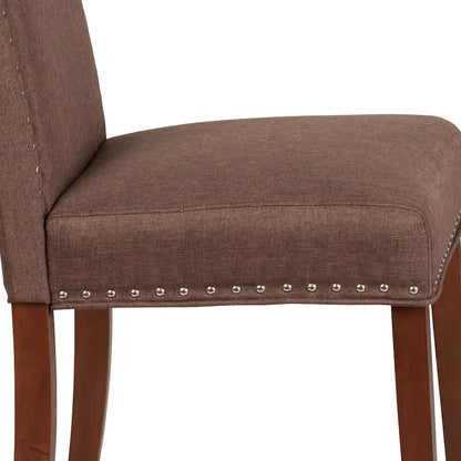 Parsons Chair with Silver Nailhead Trim (Set of 2)