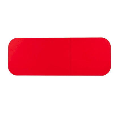 SEI Furniture Eastwick Farmhouse Red Foldable Rolling Sewing Table/ Craft Station