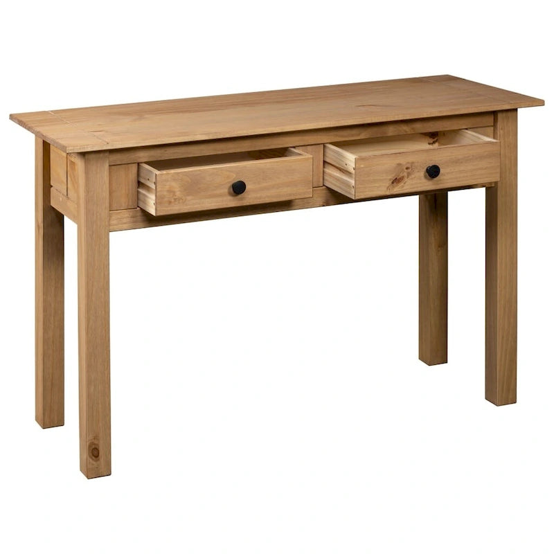 vidaXL Console Table Entryway Table Side Table Solid Pine Wood Panama Range - 43.3 x 15.7 x 28.3