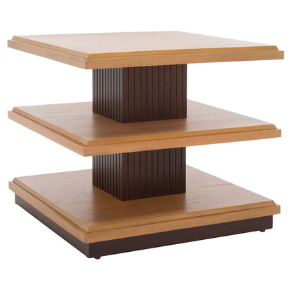 SAFAVIEH Ava 2-Shelf Accent Table - 24 L x 24 D x 21 H - 24Wx24Dx21H