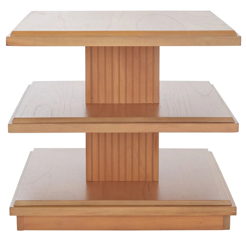 SAFAVIEH Ava 2-Shelf Accent Table - 24 L x 24 D x 21 H - 24Wx24Dx21H